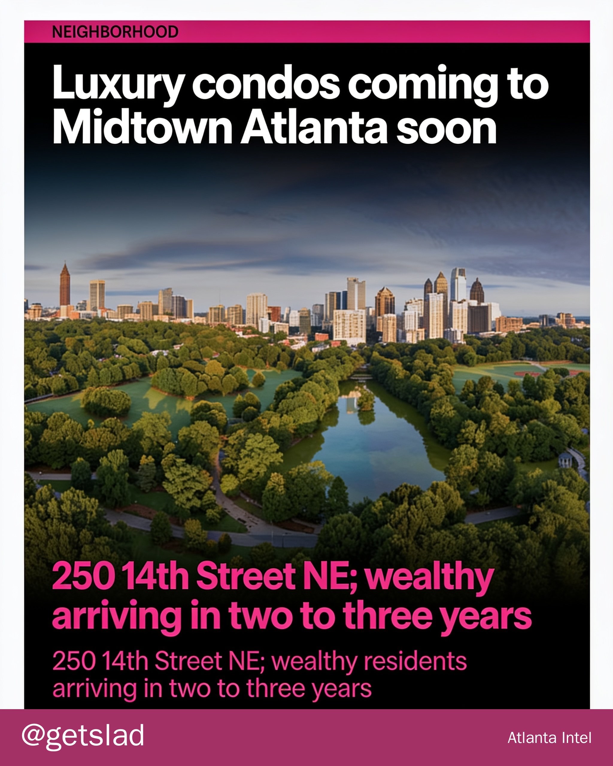 Luxury condos coming to Midtown Atlanta soon