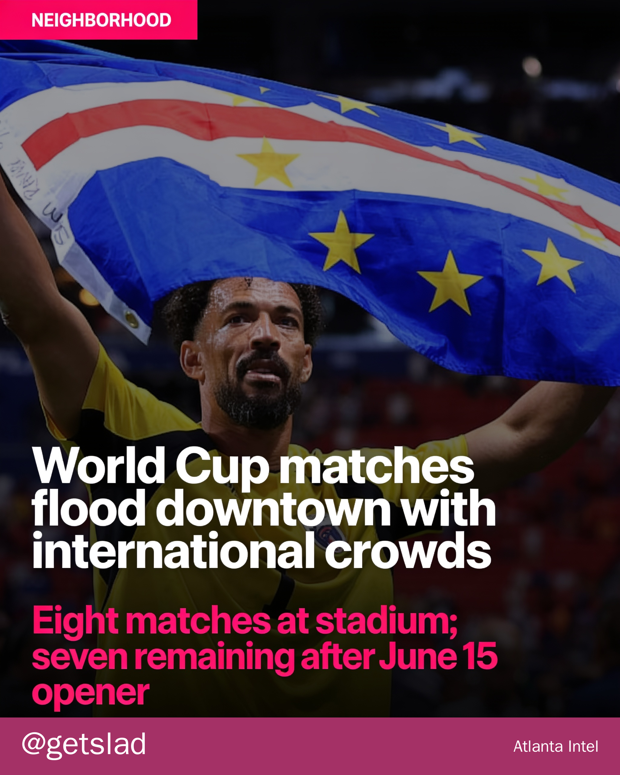 World Cup matches flood downtown with international crowds