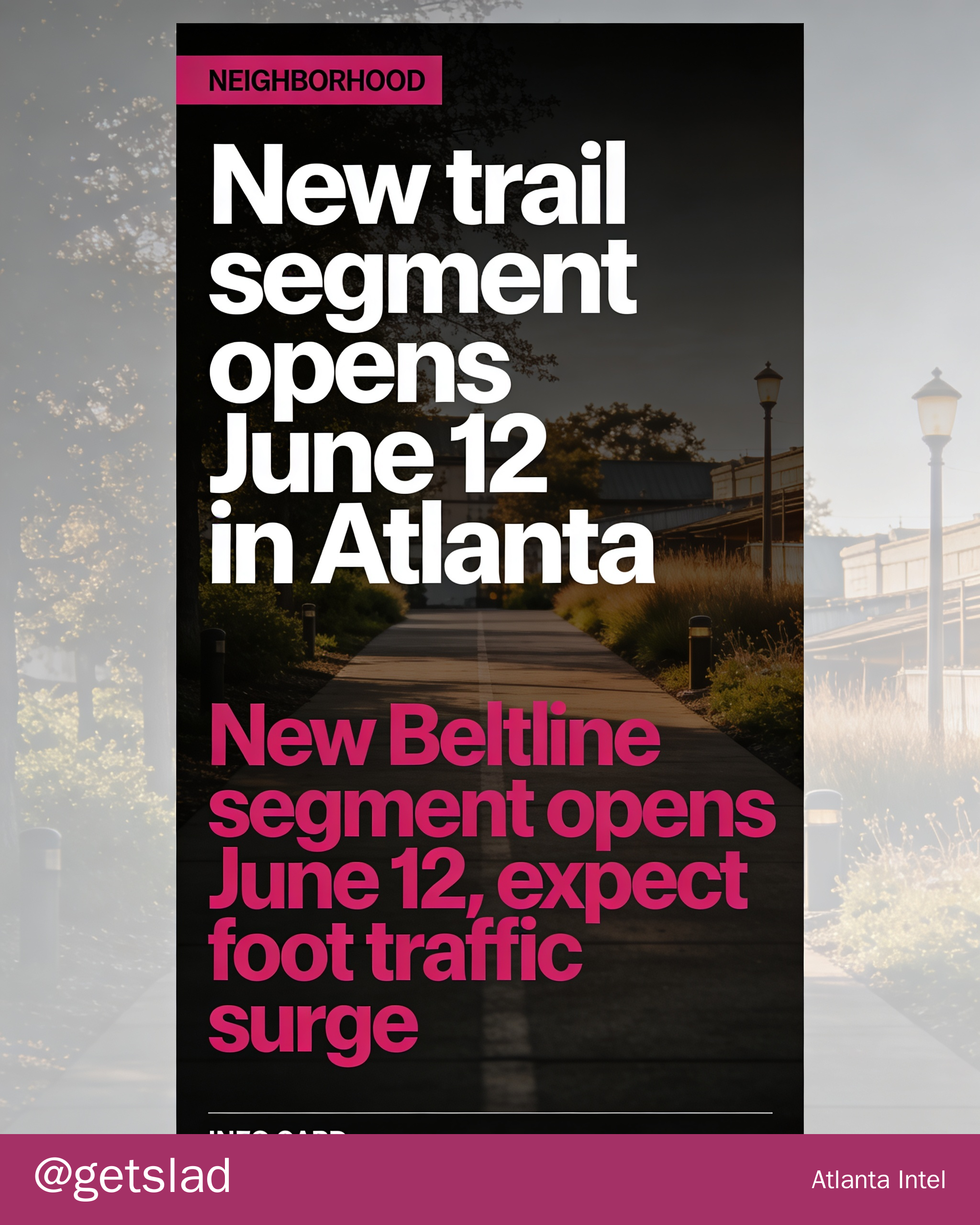 New trail segment opens June 12 in Atlanta