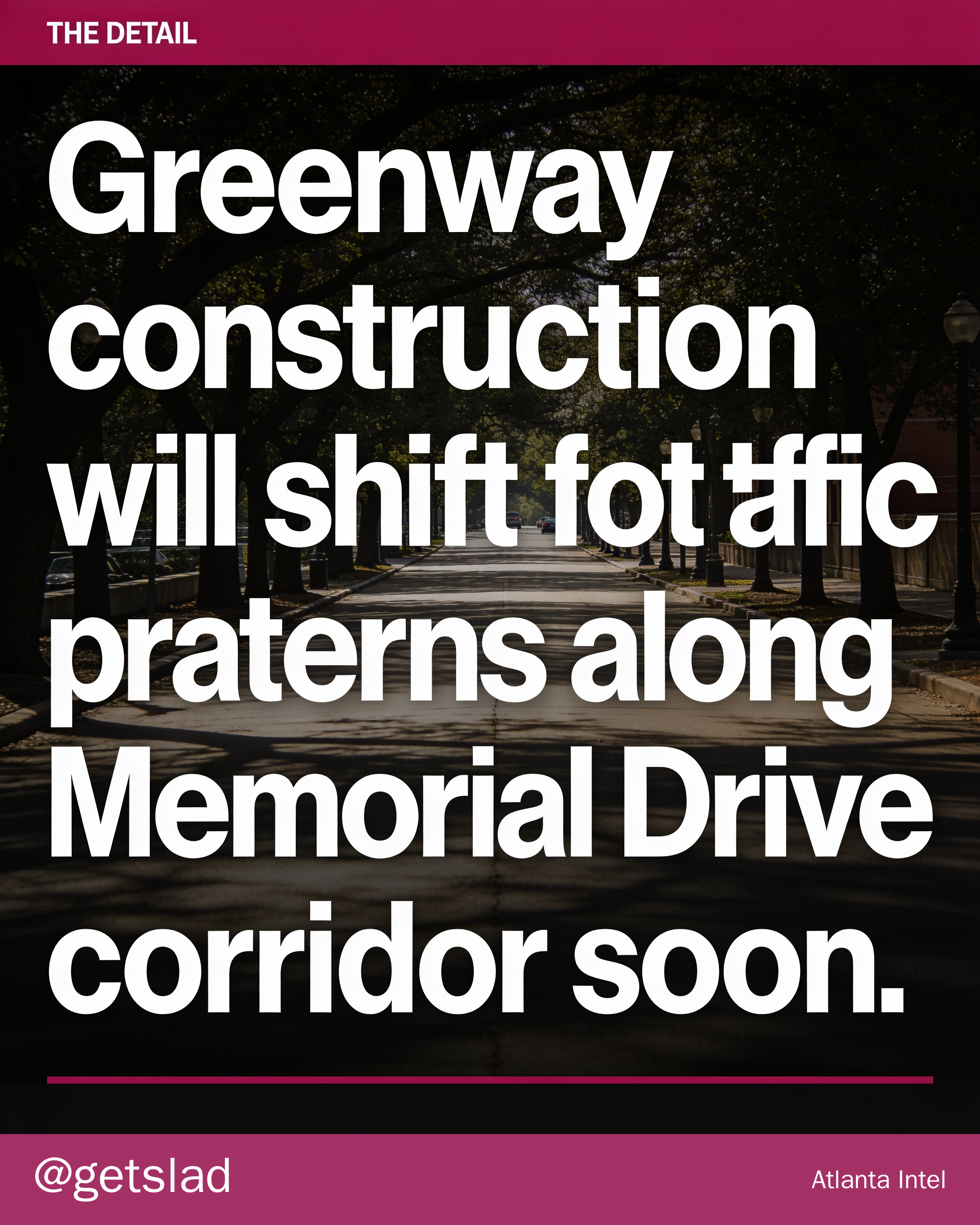Memorial Drive greenway project seeks operator input
