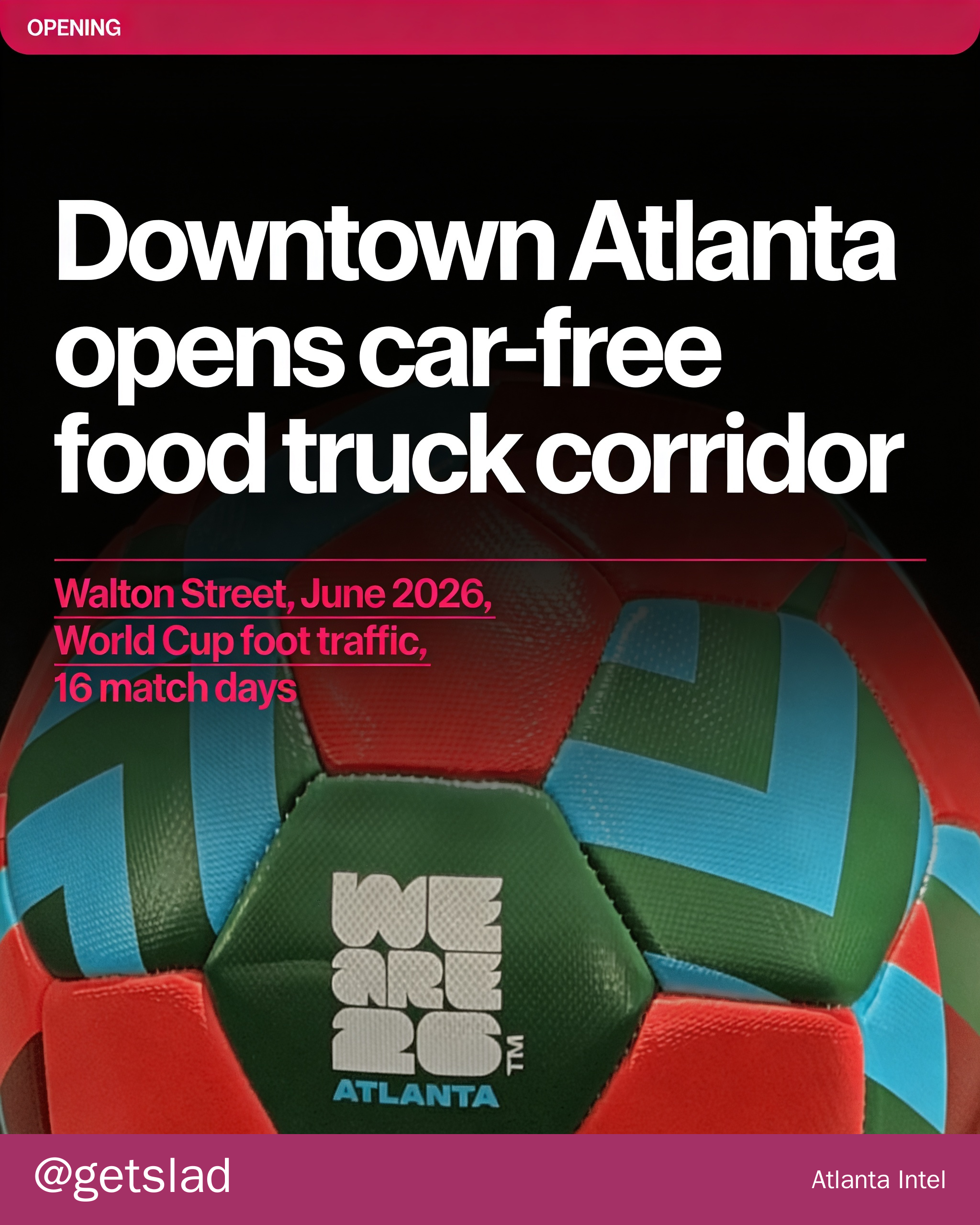 Downtown Atlanta opens car-free food truck corridor