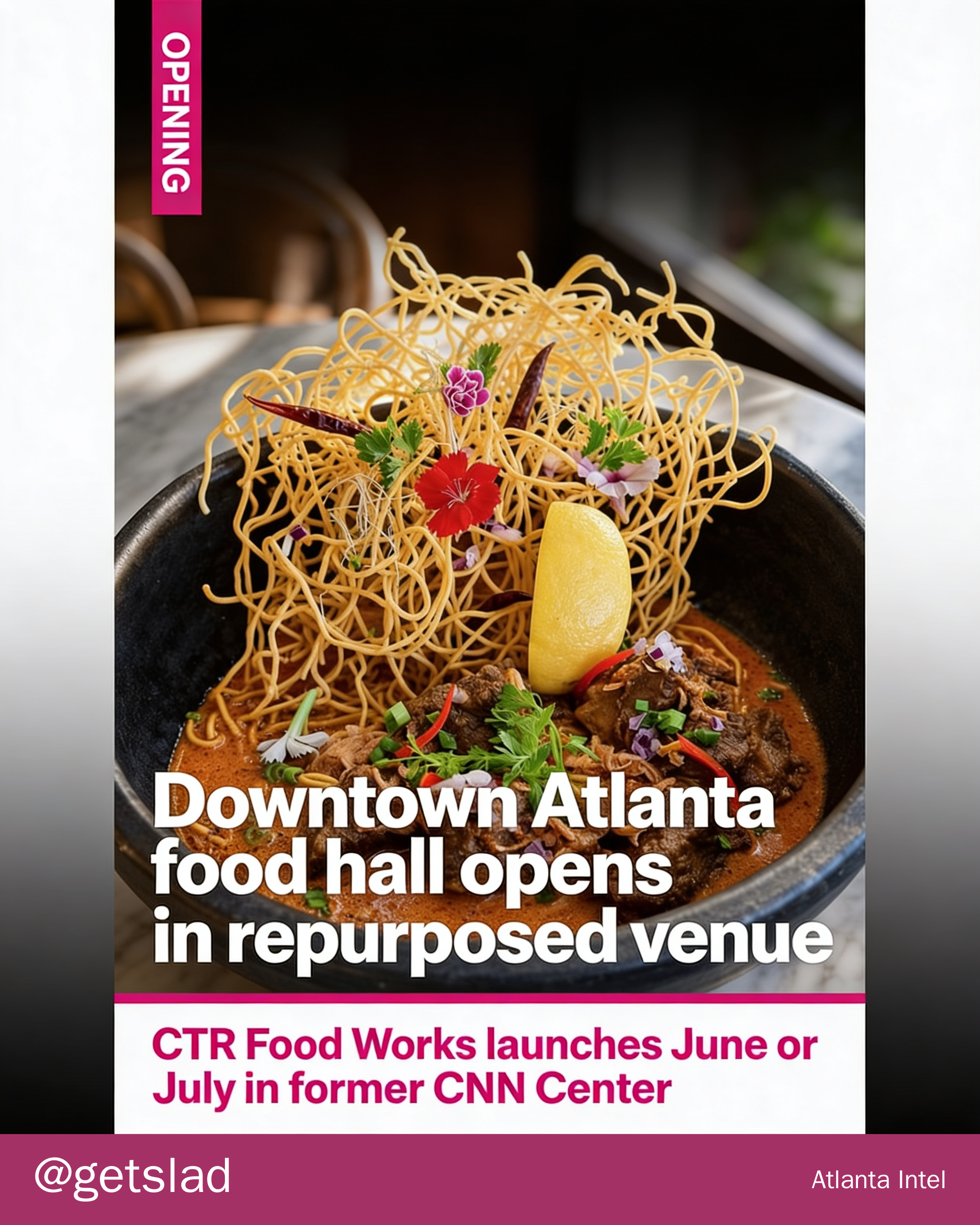 Downtown Atlanta food hall opens in repurposed venue