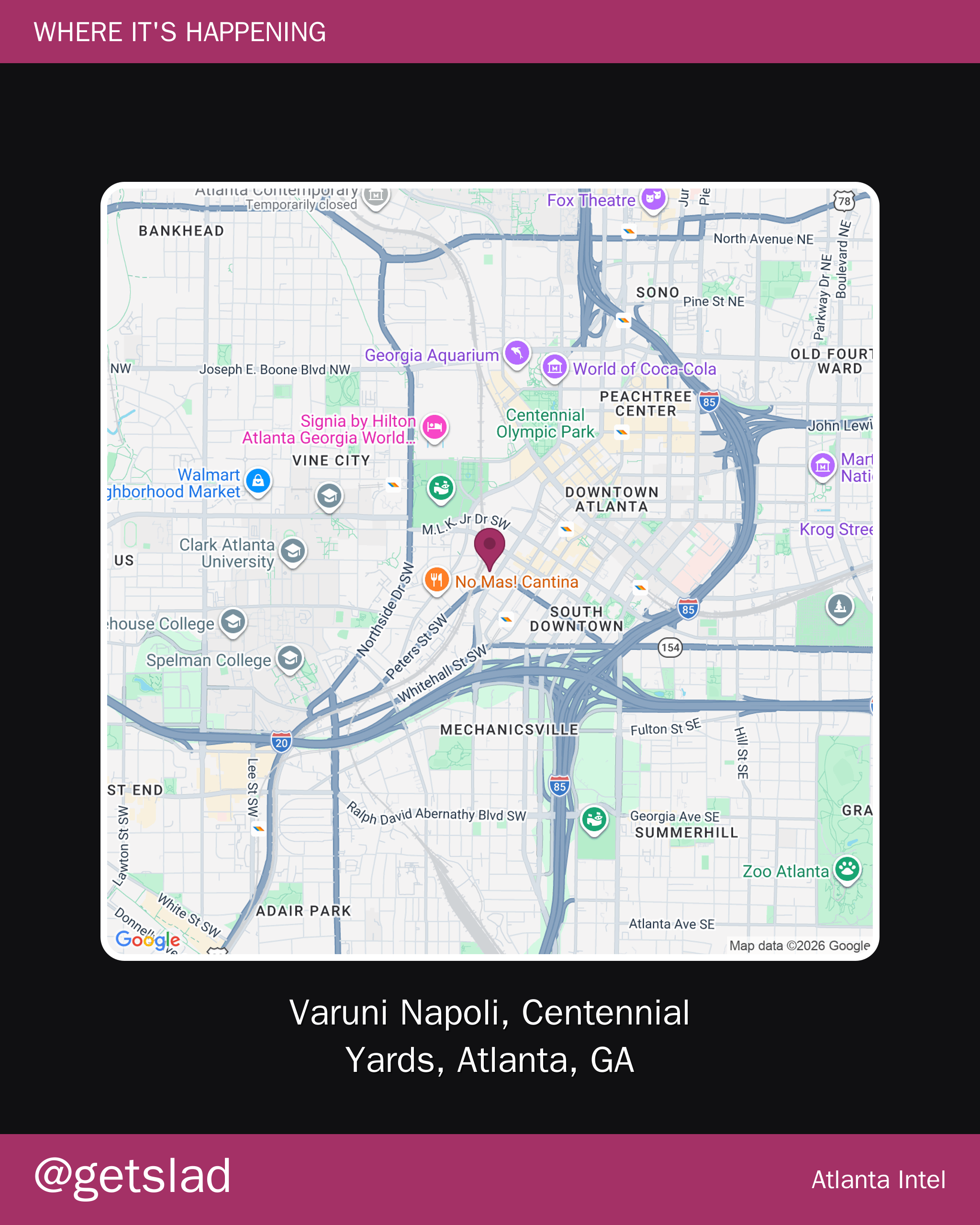 Varuni Napoli Plants Flag in Centennial Yards