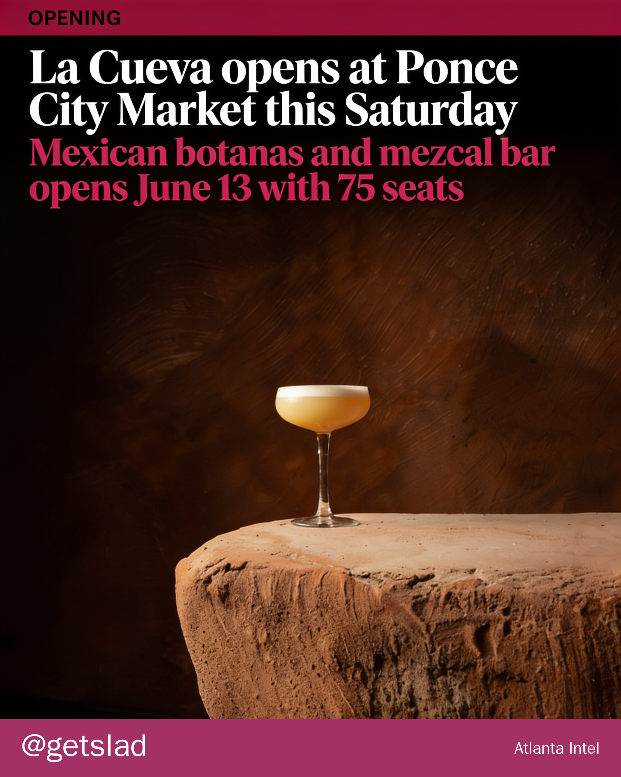 La Cueva opens at Ponce City Market this Saturday