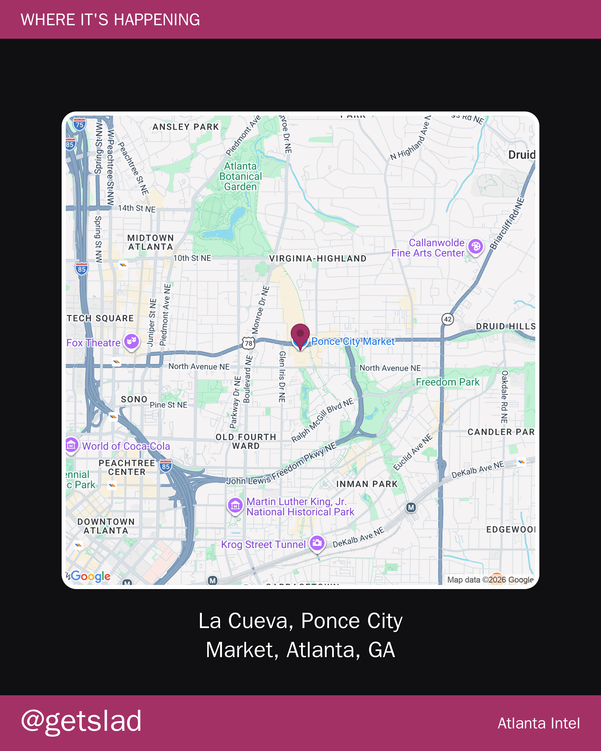 La Cueva opens at Ponce City Market this Saturday