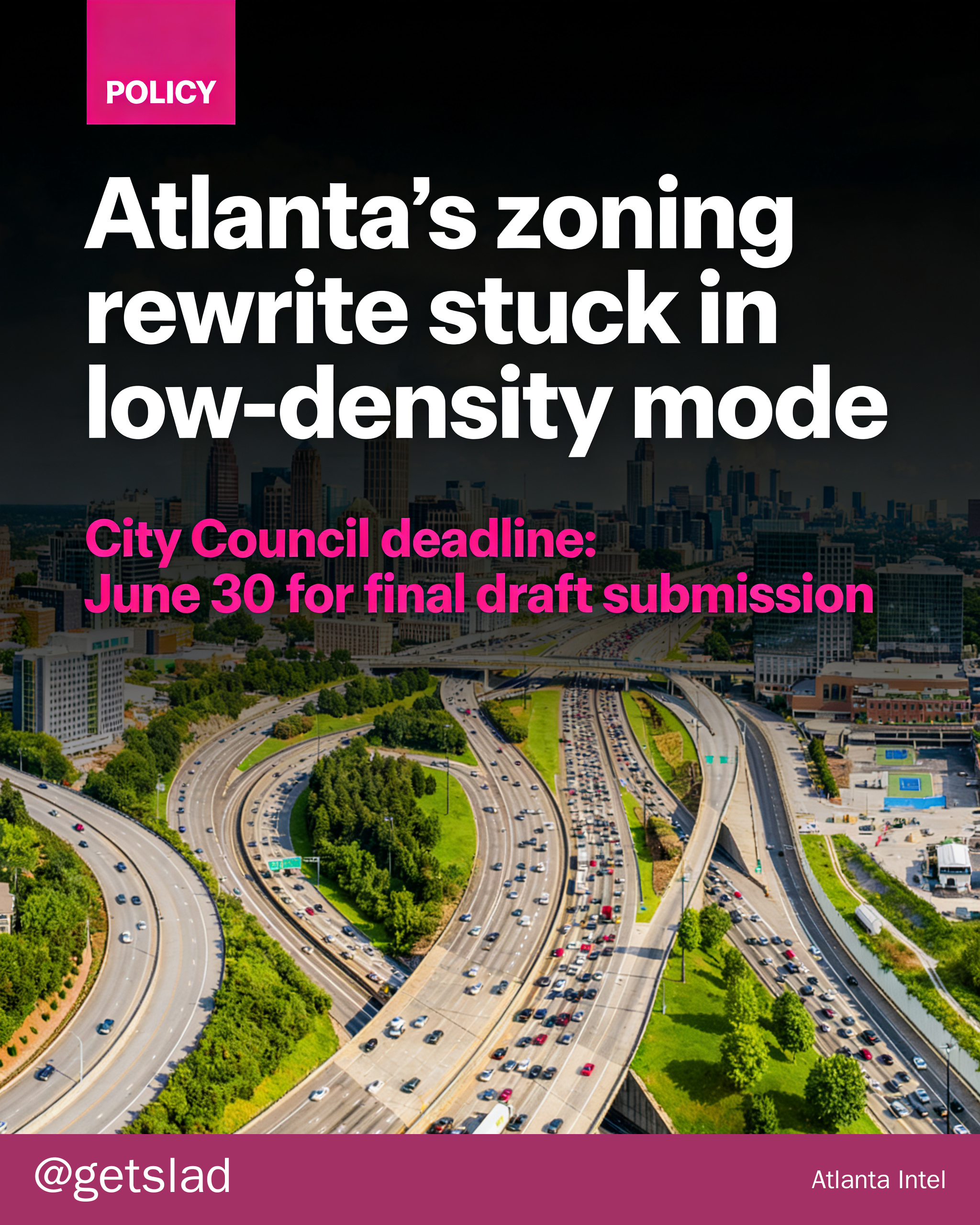 Atlanta's zoning rewrite stuck in low-density mode