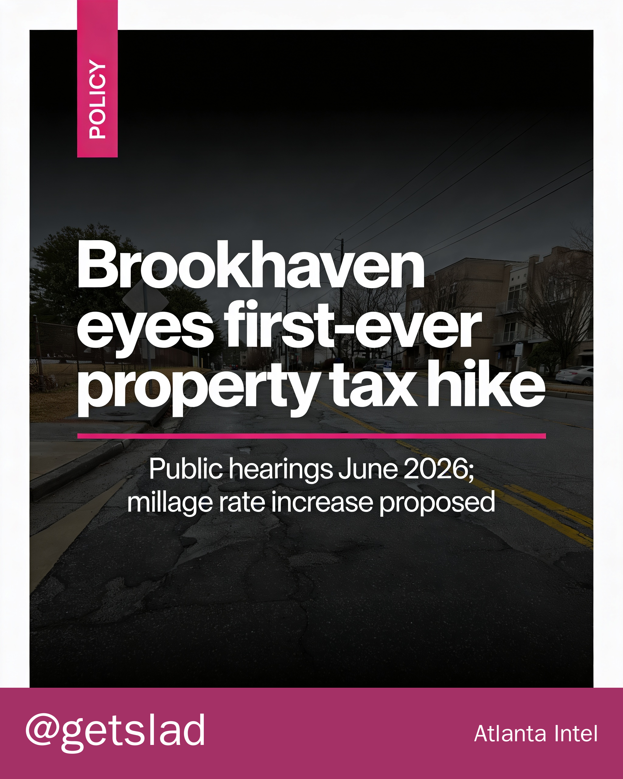 Brookhaven eyes first-ever property tax hike