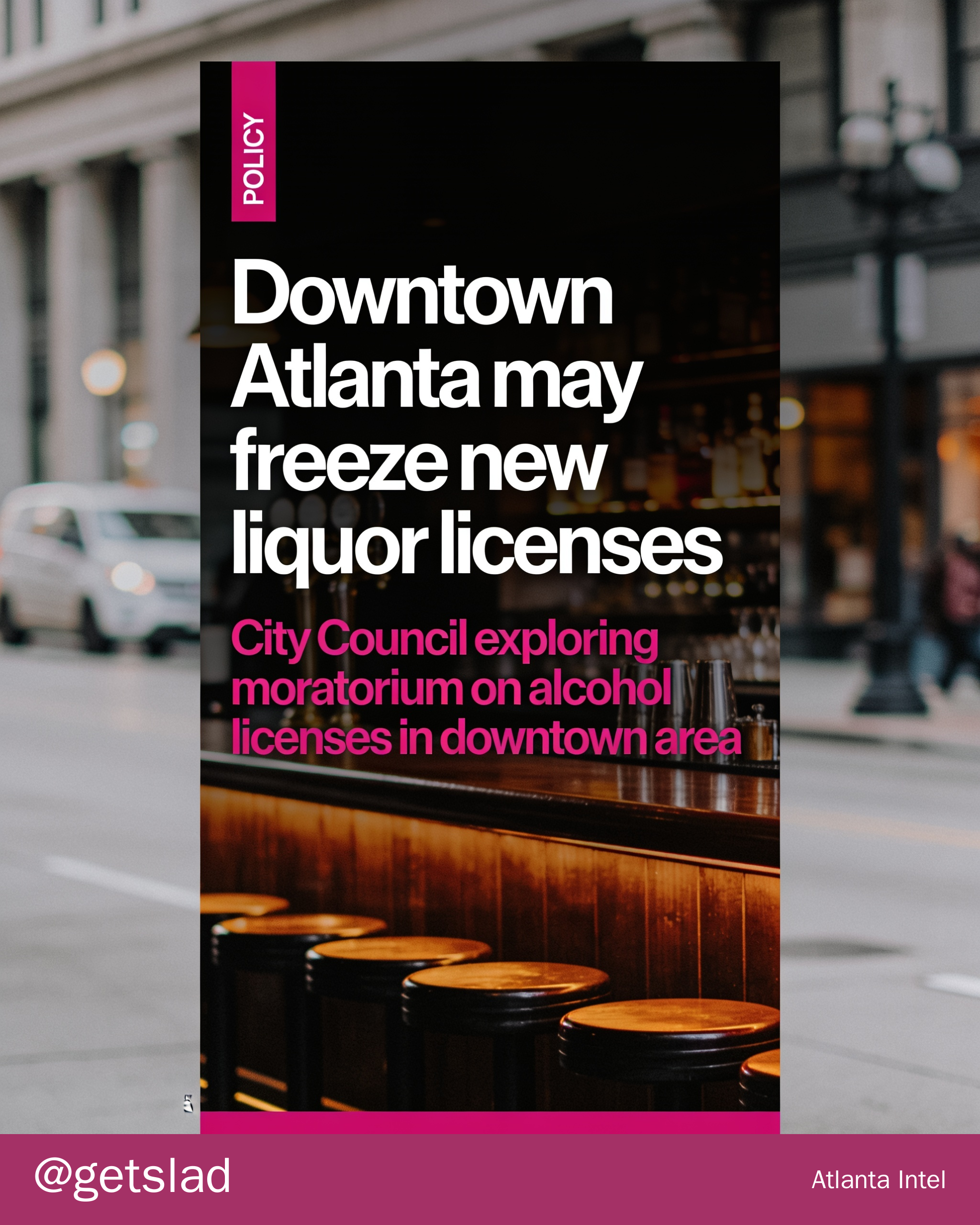 Downtown Atlanta may freeze new liquor licenses