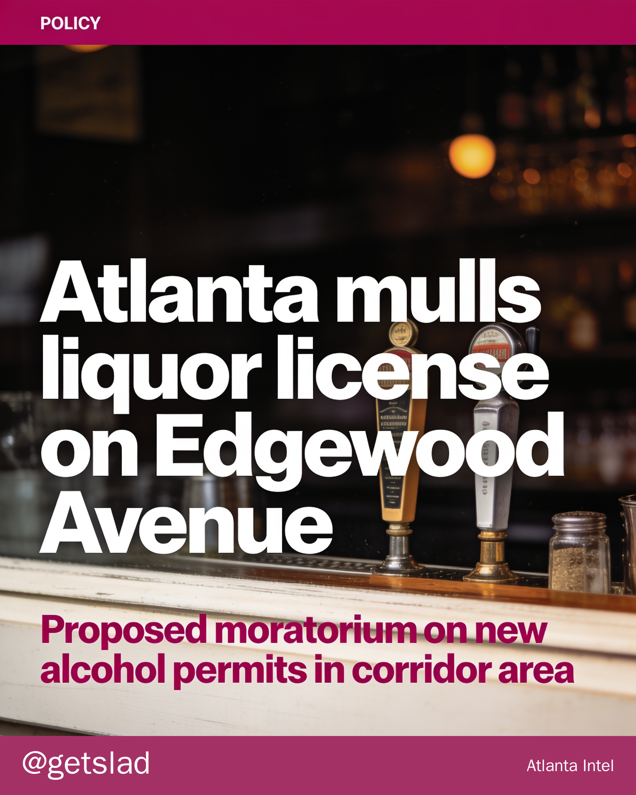 Atlanta mulls liquor license freeze on Edgewood Avenue