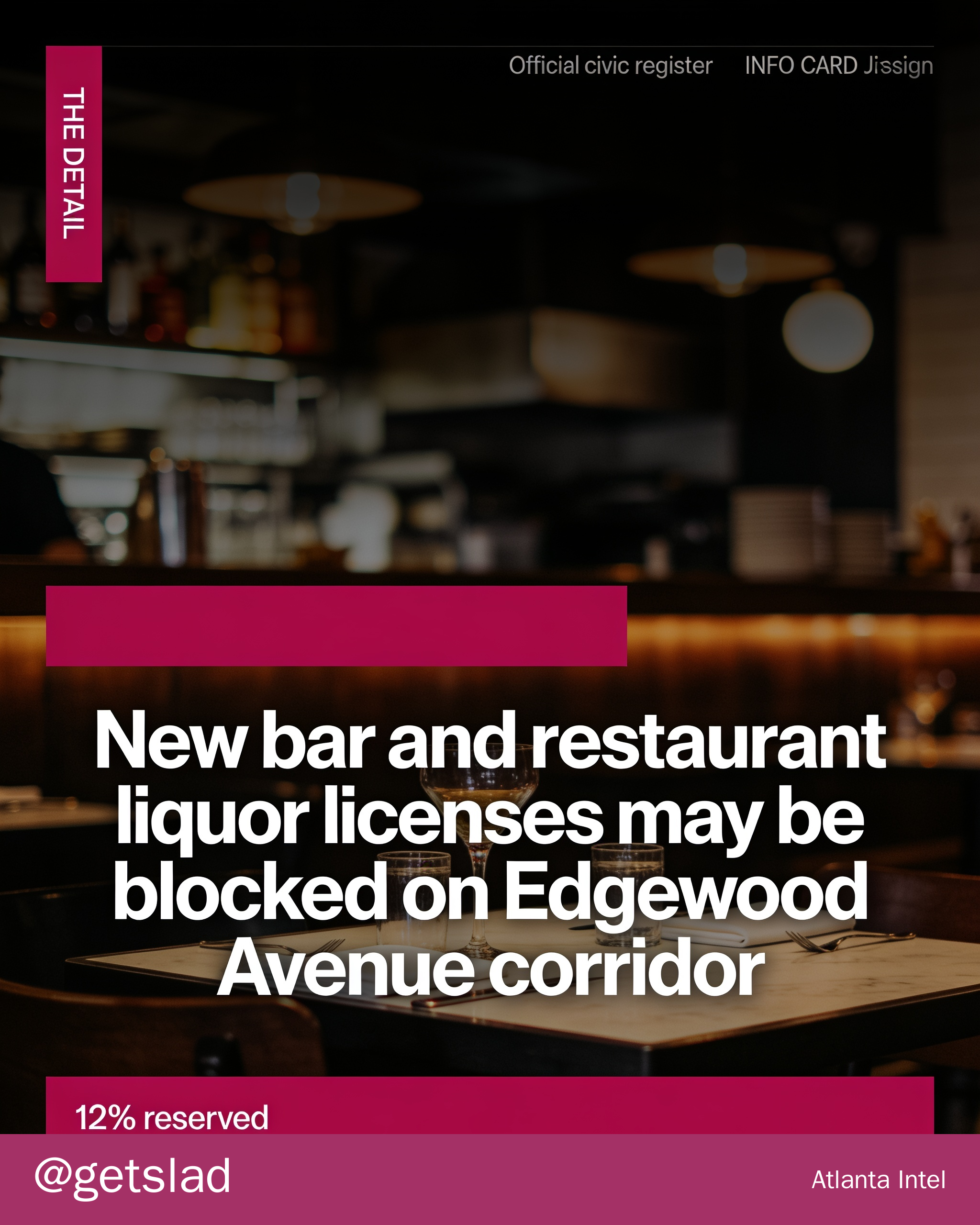 Atlanta mulls liquor license freeze on Edgewood Avenue