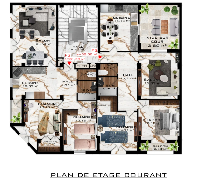 Appartement à vendre à Oran