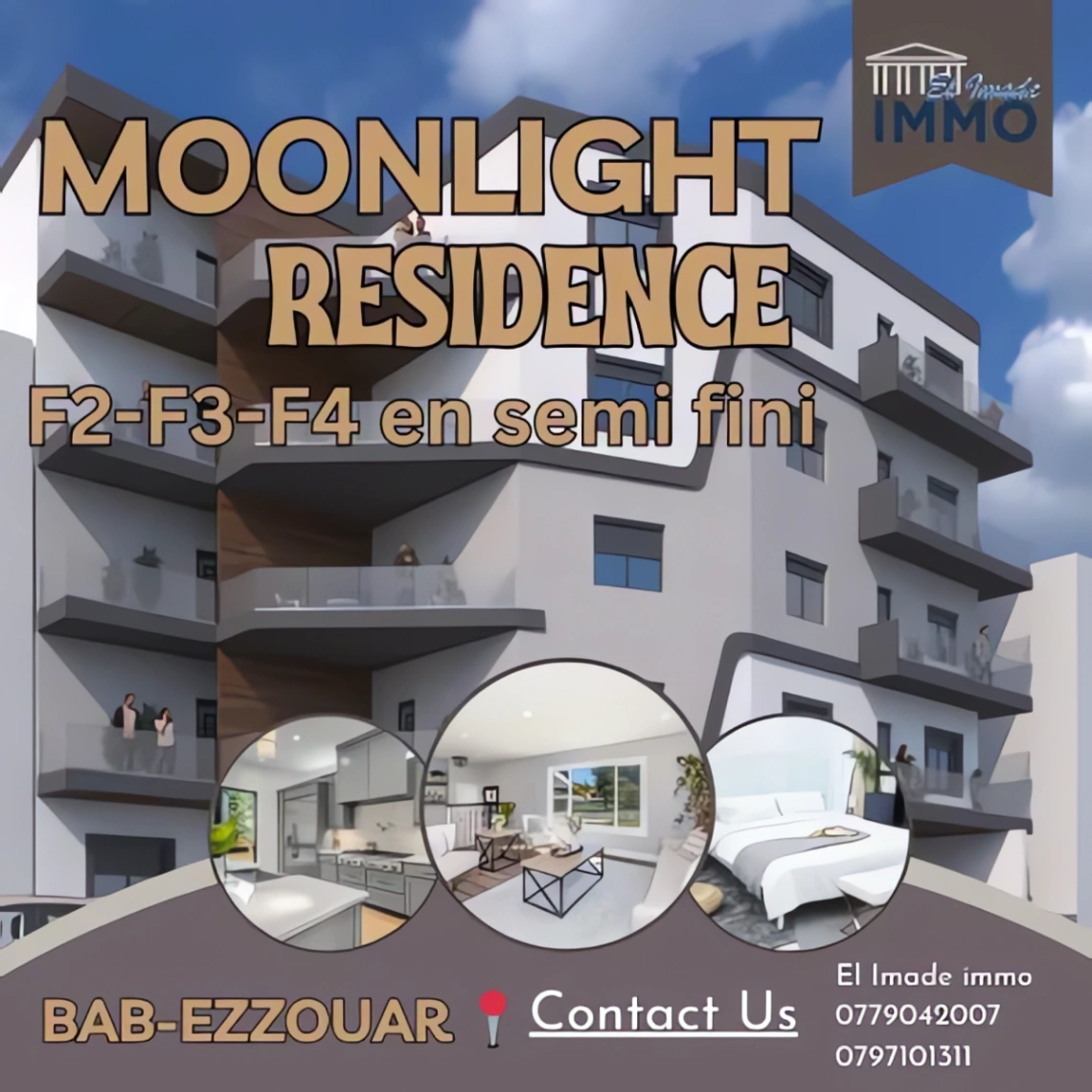 Appartement à vendre à Bab Azzouar