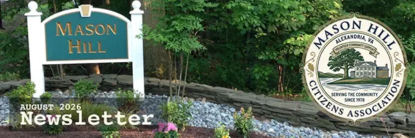 Mason Hill Citizens Association August 2026 Newsletter