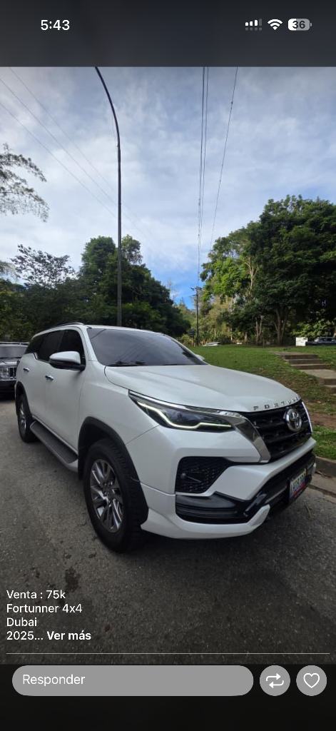 Fortunner 4x4 view 1