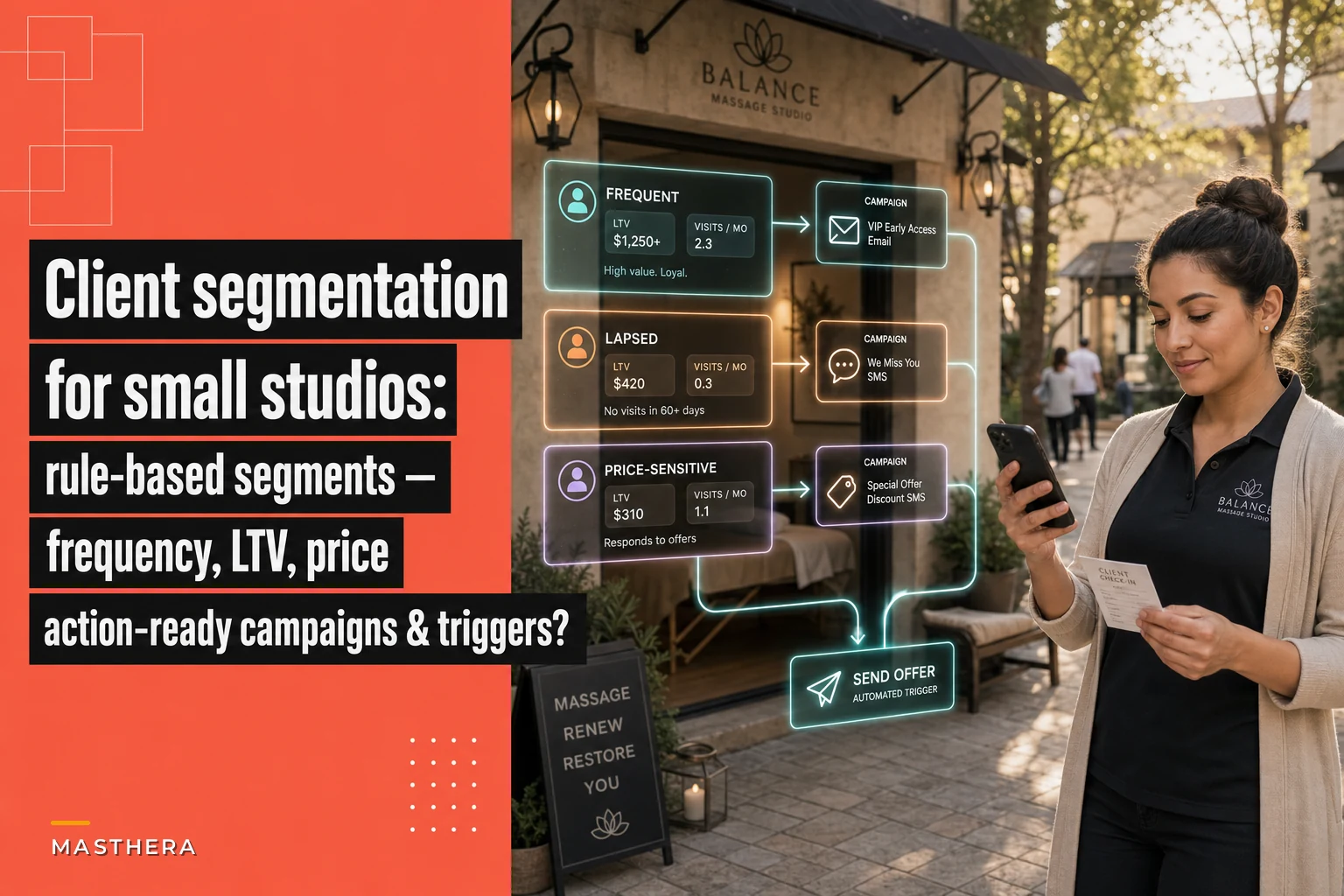 Client segmentation for small studios: rule-based segments and action-ready campaigns