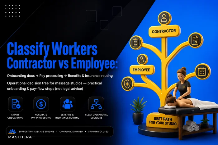 Contractor vs employee decision tree for studios: onboarding, pay flows and operational differences