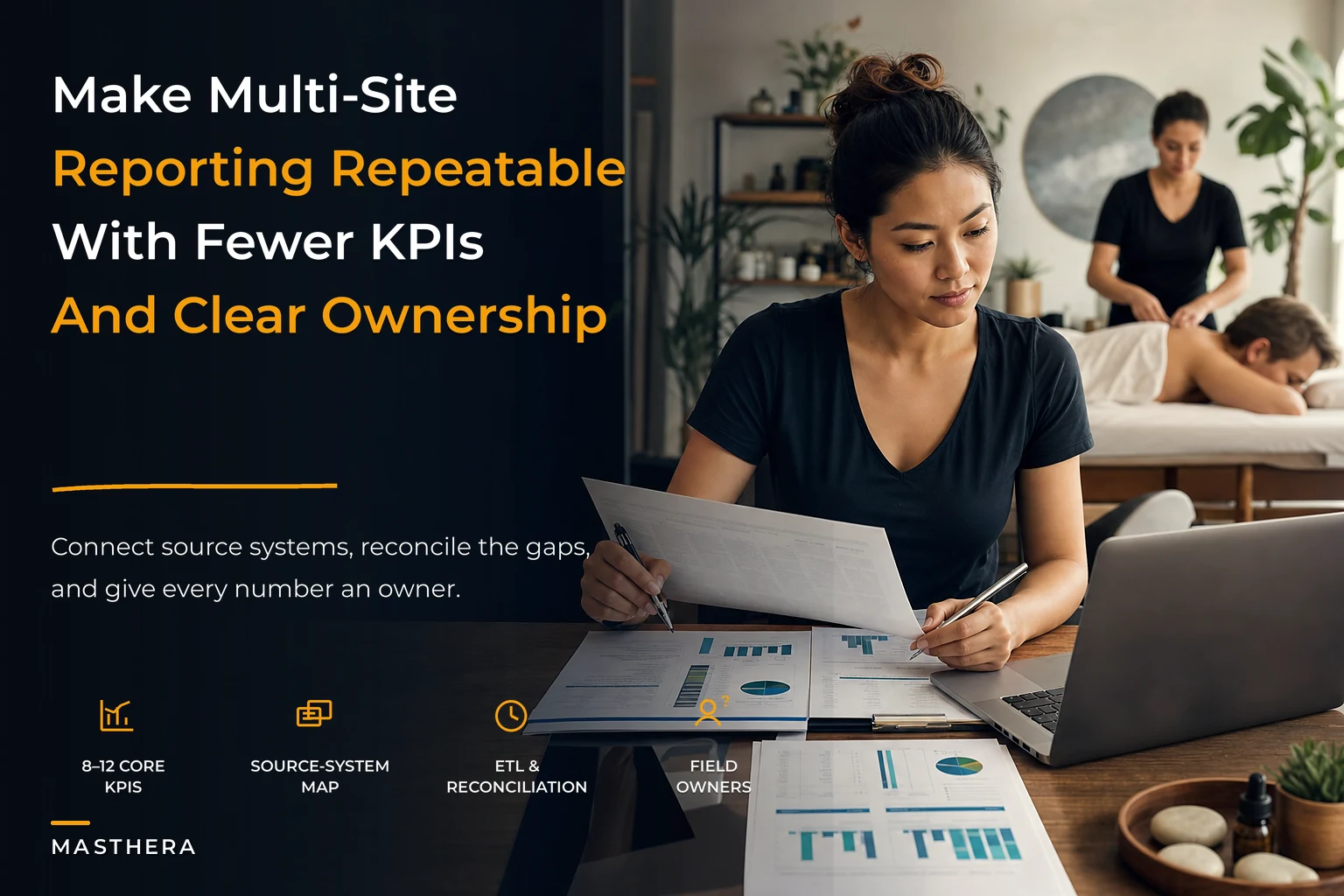 Practical data and reporting strategy for small wellness chains