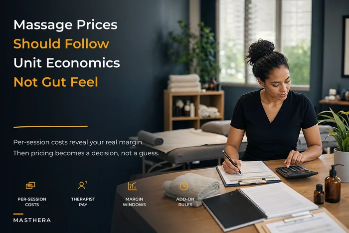 Why unit economics should drive your massage pricing: a per-session model to set profitable rates