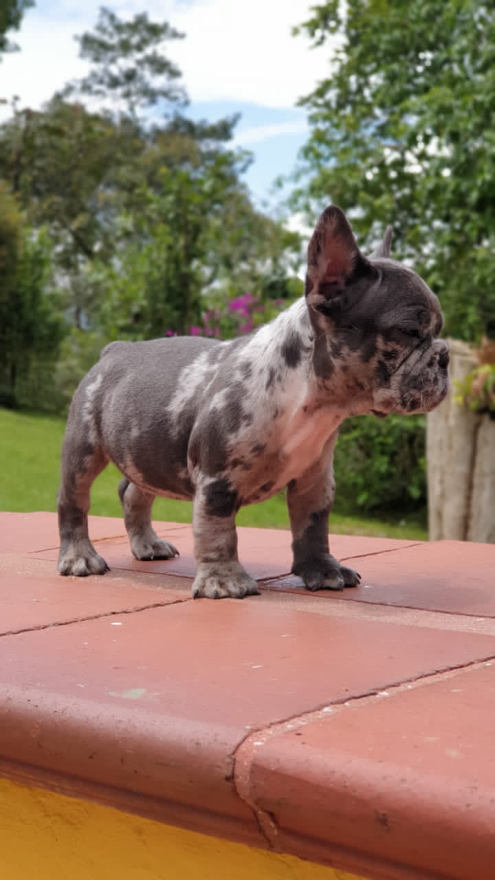 Cloe Beautiful Exotic French Bulldog Blue Merle - 4