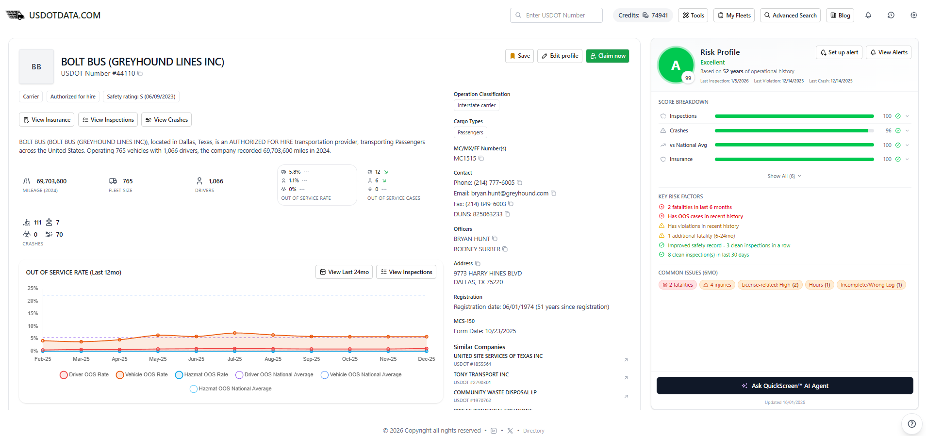 Product Update: Risk scores & automated carrier monitoring is now live!
