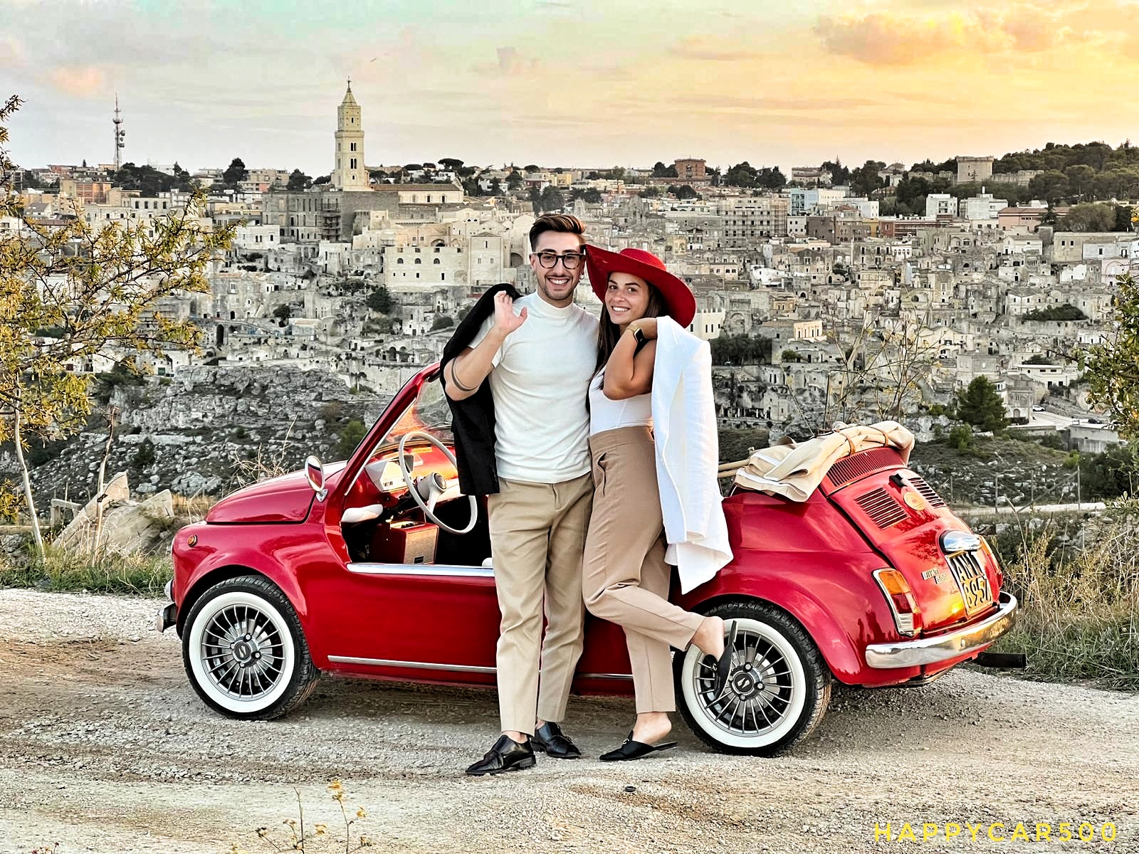 Vintage tour guidando la Fiat 500 Spiaggina - Image 3