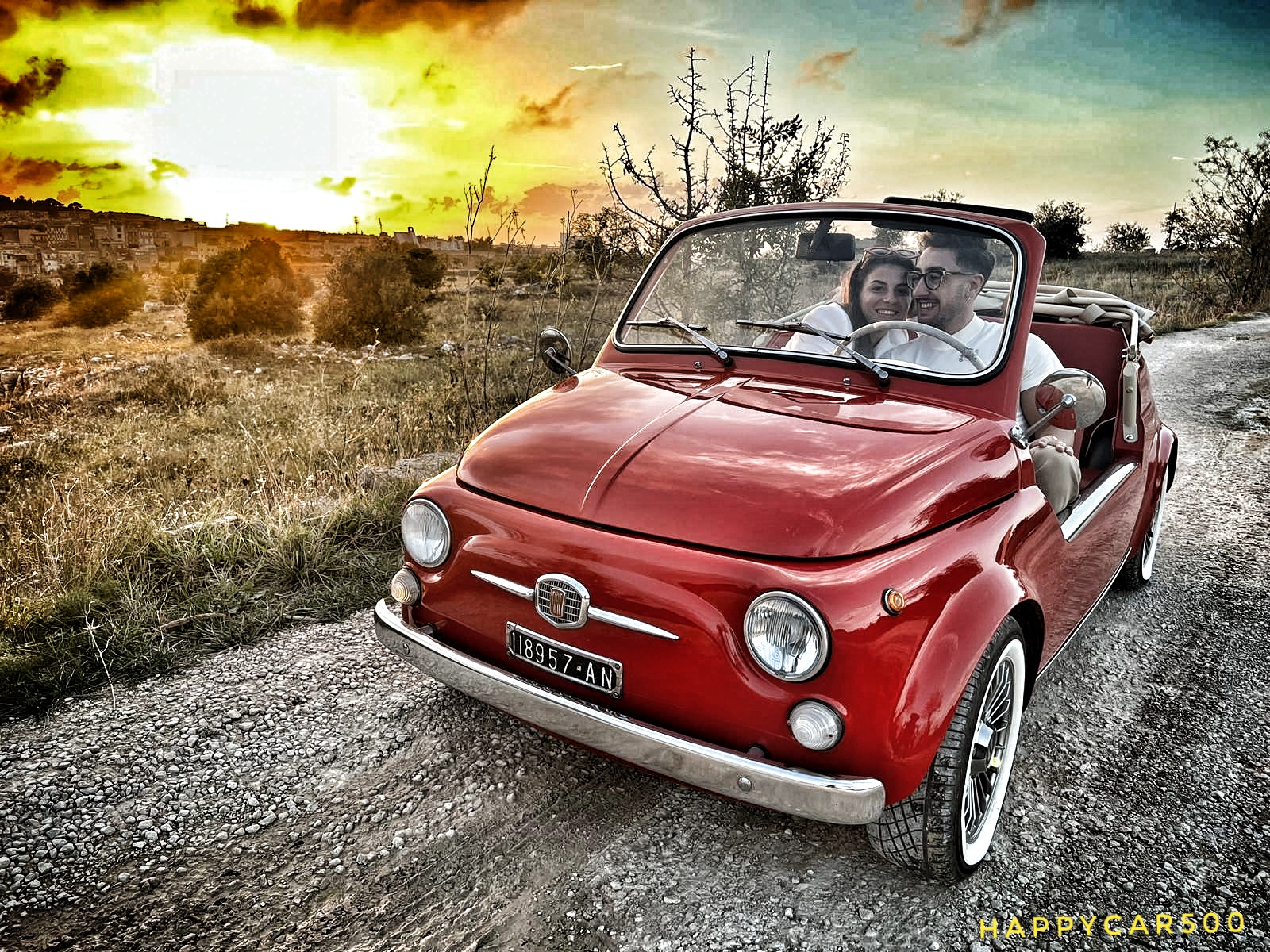 Vintage tour guidando la Fiat 500 Spiaggina - Image 4