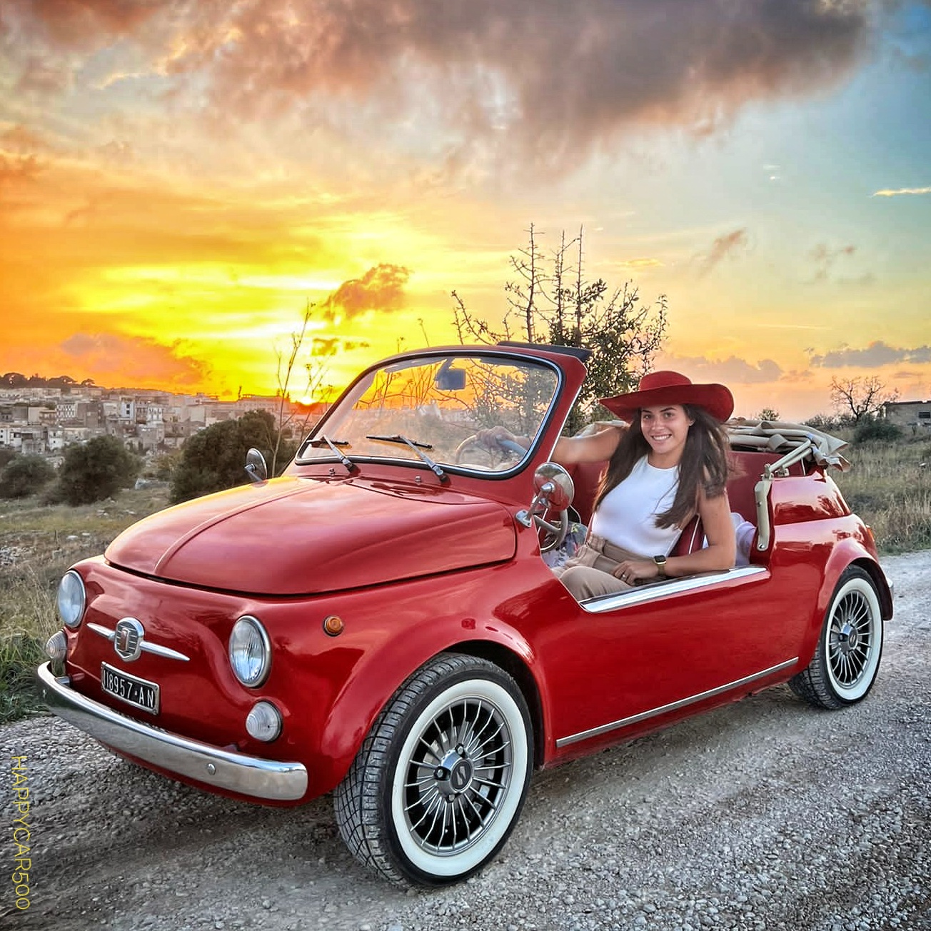 Vintage tour guidando la Fiat 500 Spiaggina - Image 2