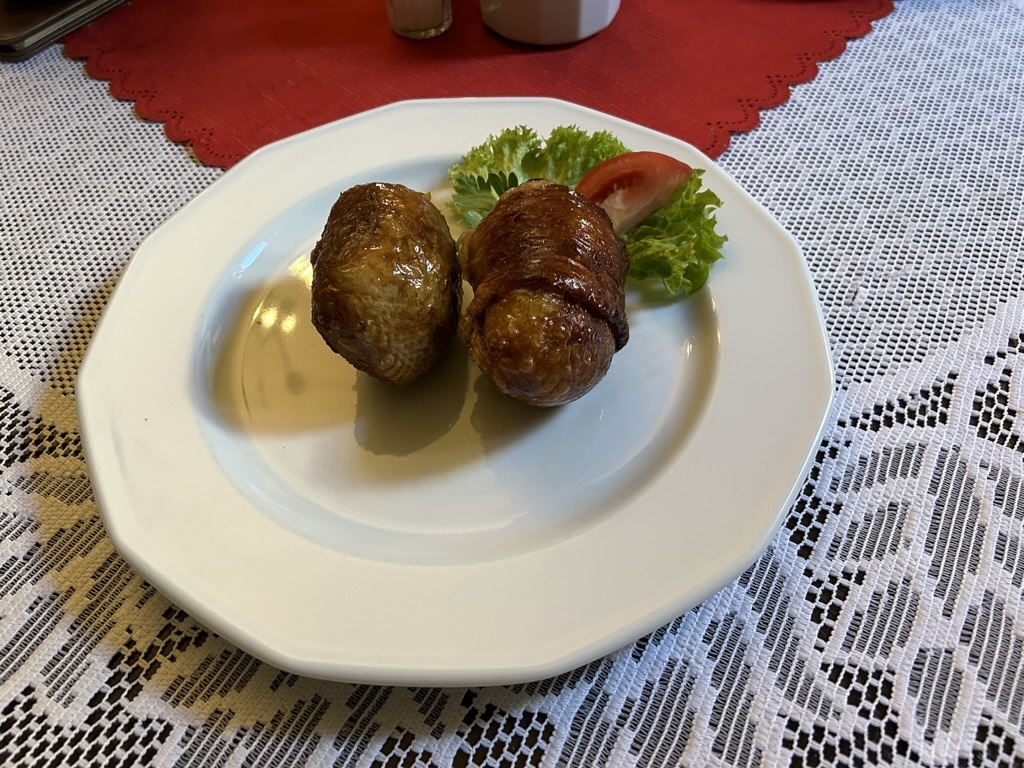 faszerowana gęsia szyja