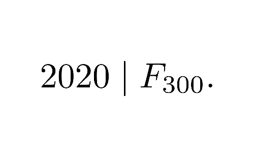 2020 の倍数であるような Fibonacci 数