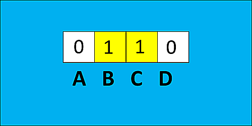 4-直線スイッチの図（記号あり）