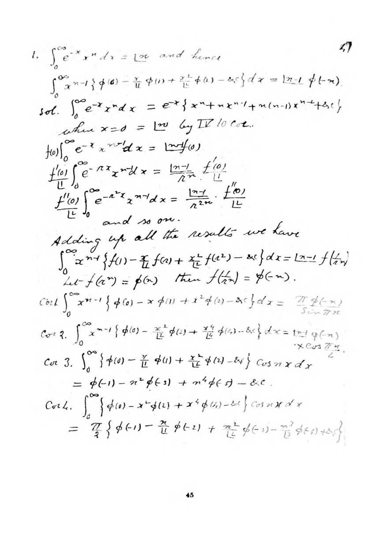 Ramanujan's Notebook 2より