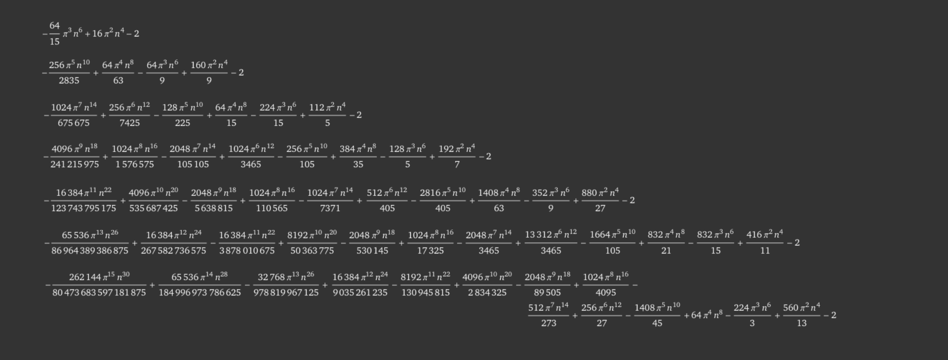 !FORMULA[148][36494600][0]から!FORMULA[149][36368][0]までの多項式部分（!FORMULA[150][36615686][0]を含まない）
