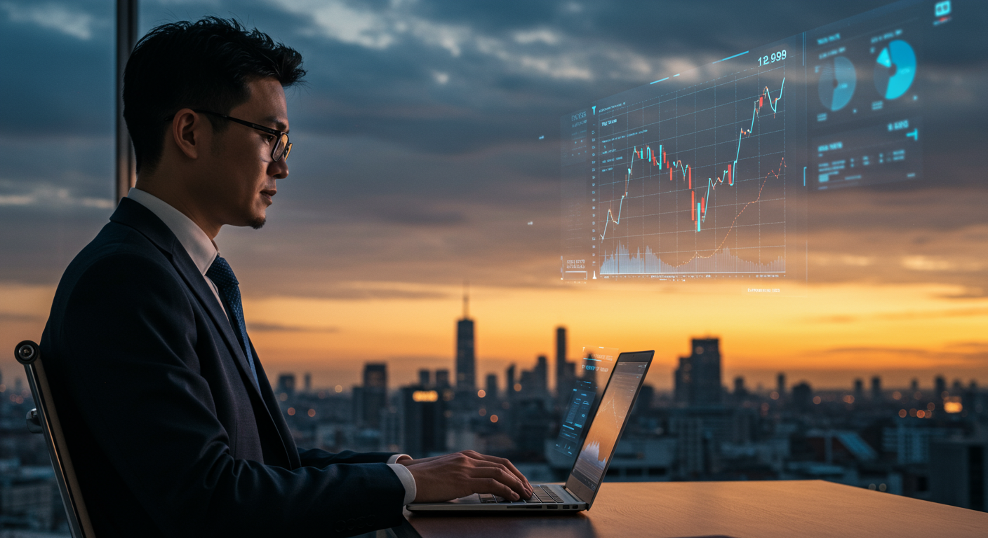 Un trader profesional gestionando emociones en el mercado