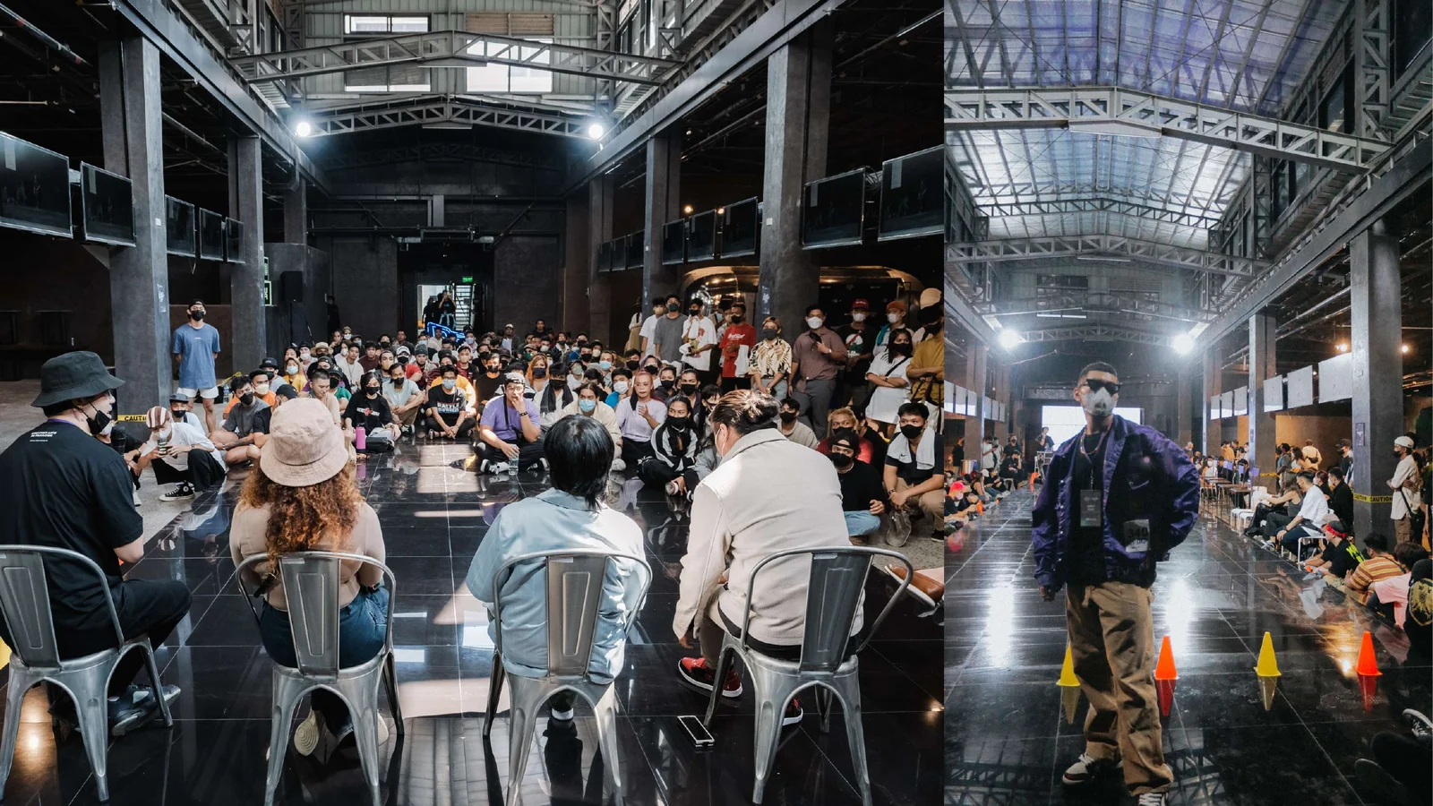 An event held in the event space adjoining Brooklyn Warehouse