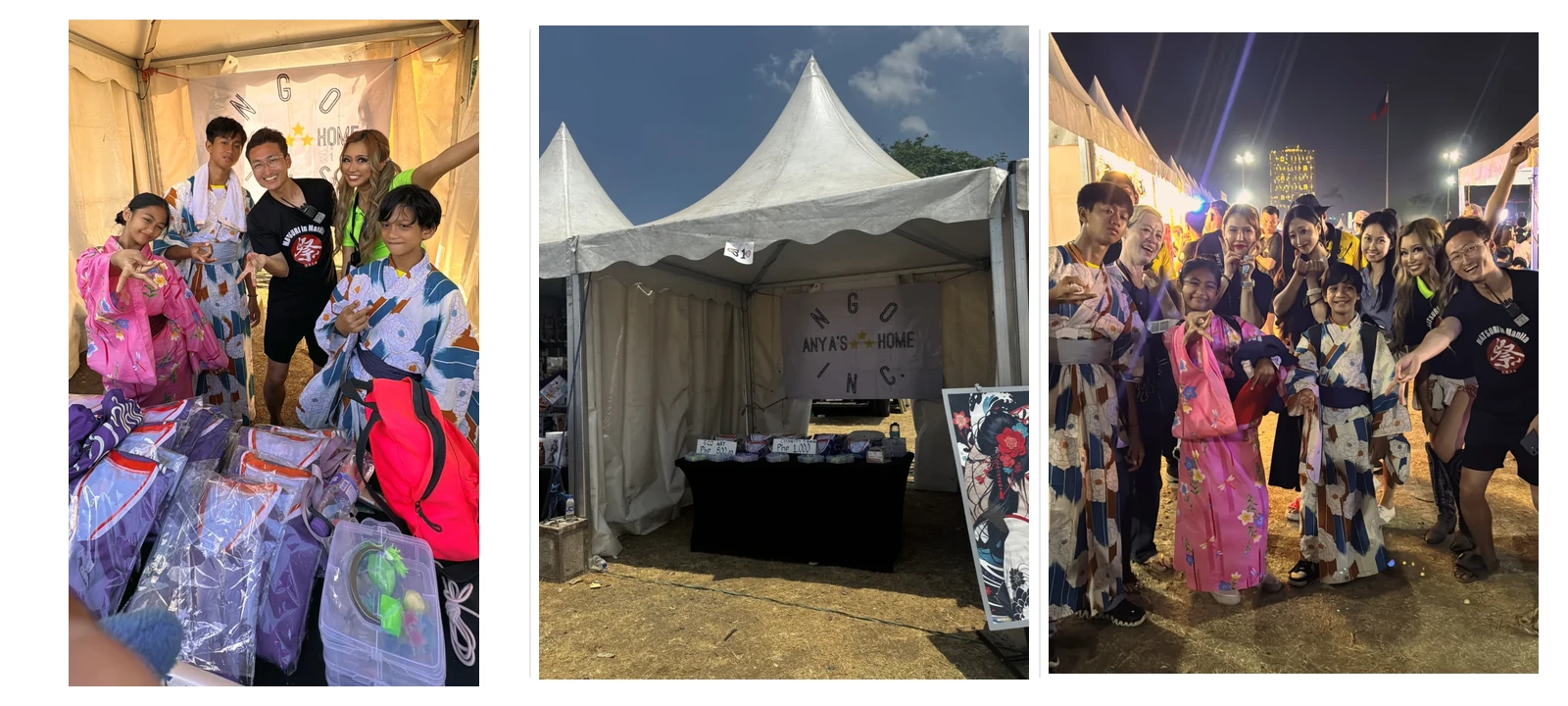 Anya’s HOME children, charity booth, and participants at MATSURI in MANILA 2026