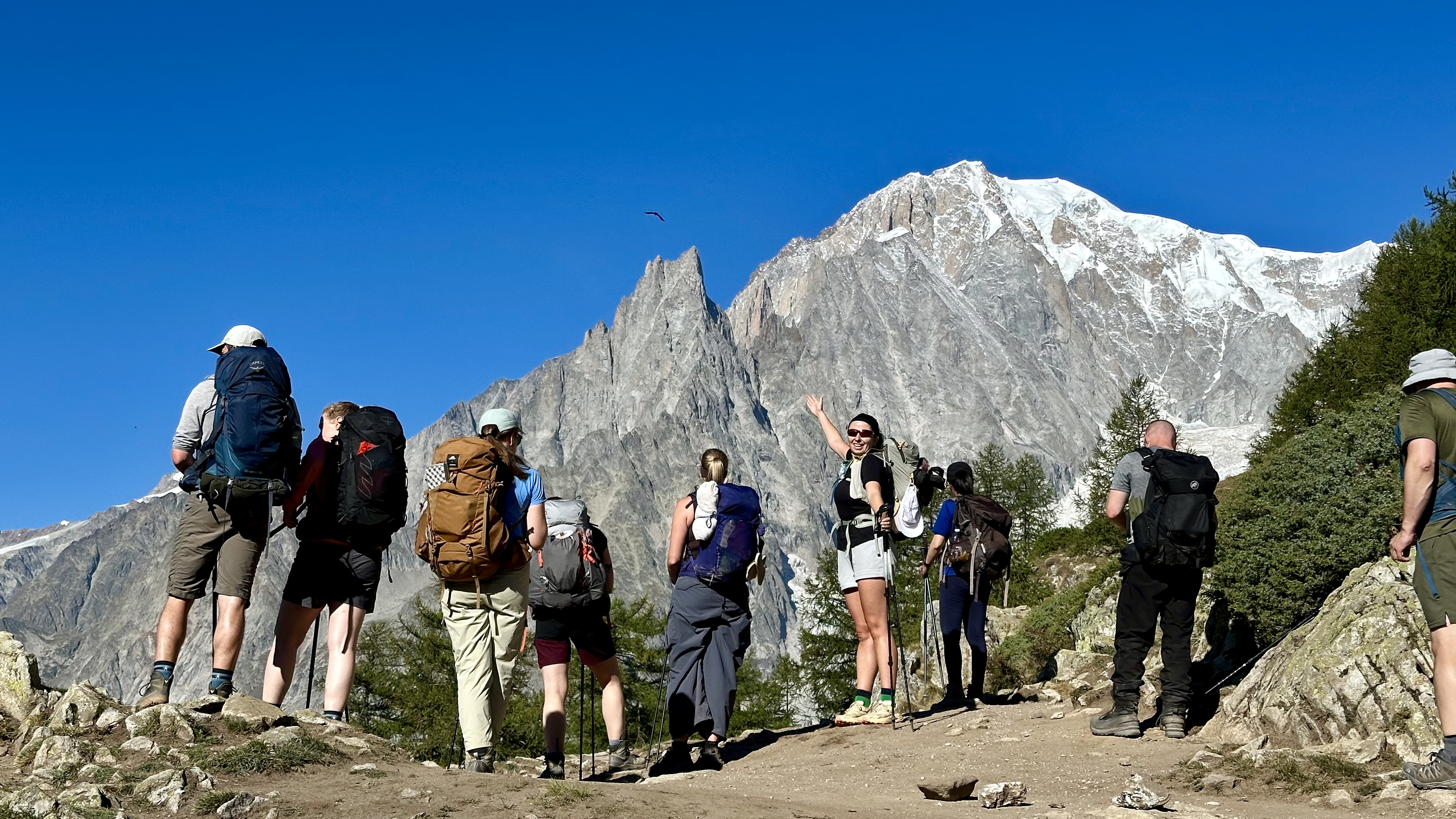 Tour del Monte Bianco in tenda