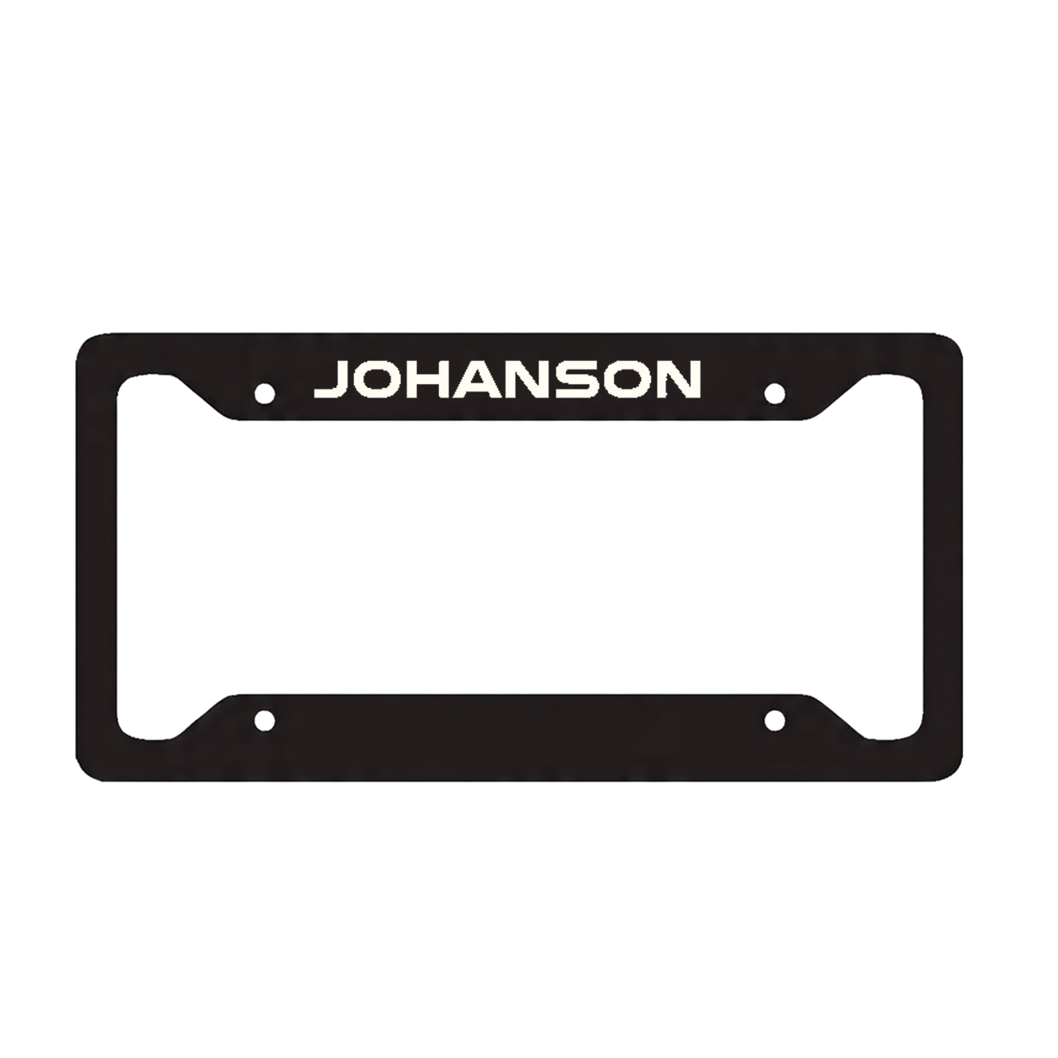 Full-Color Aluminum License Plate Frame (12.2" × 6.5")