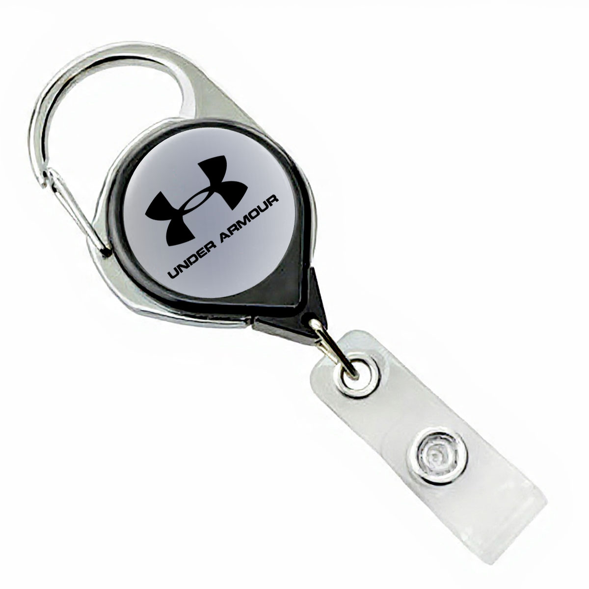 Premium Carabiner Round Badge Reel