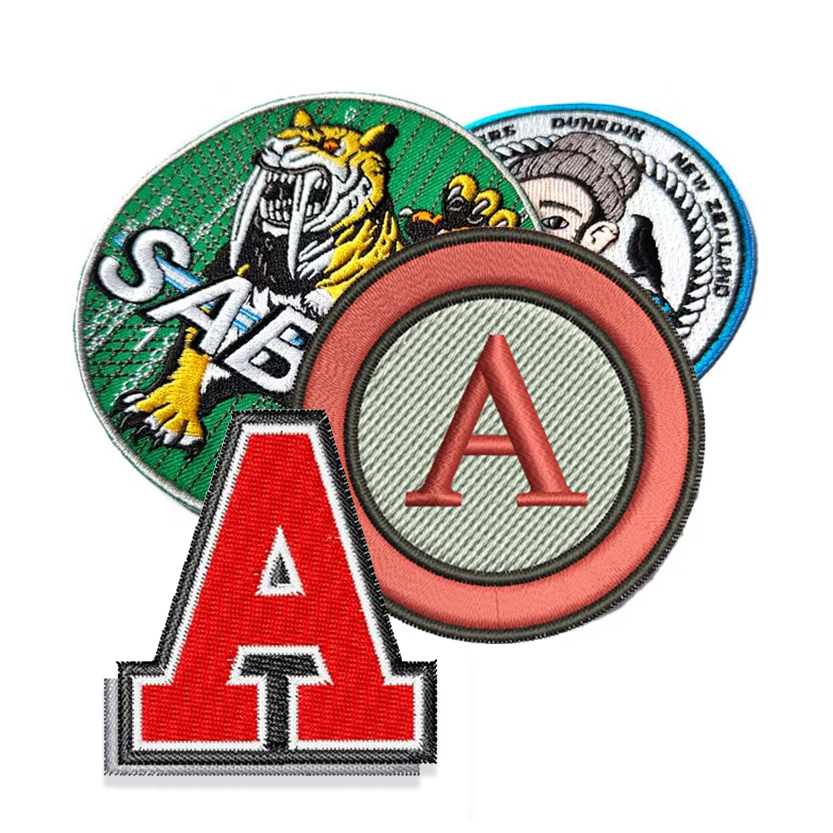 100% Embroidered Patches