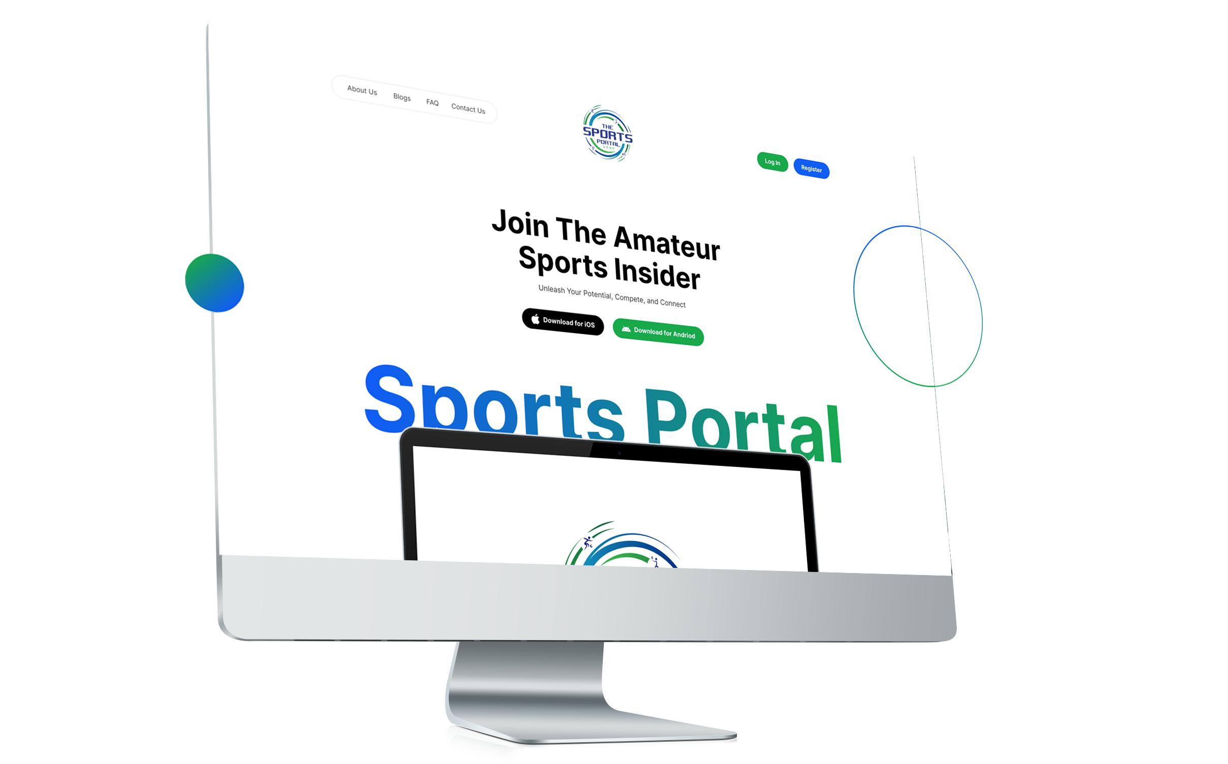 Preview of The Sports Portal project
