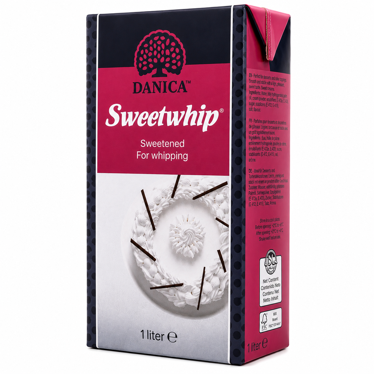 DANICA CRÈME SUCRÉE 1L x 12
