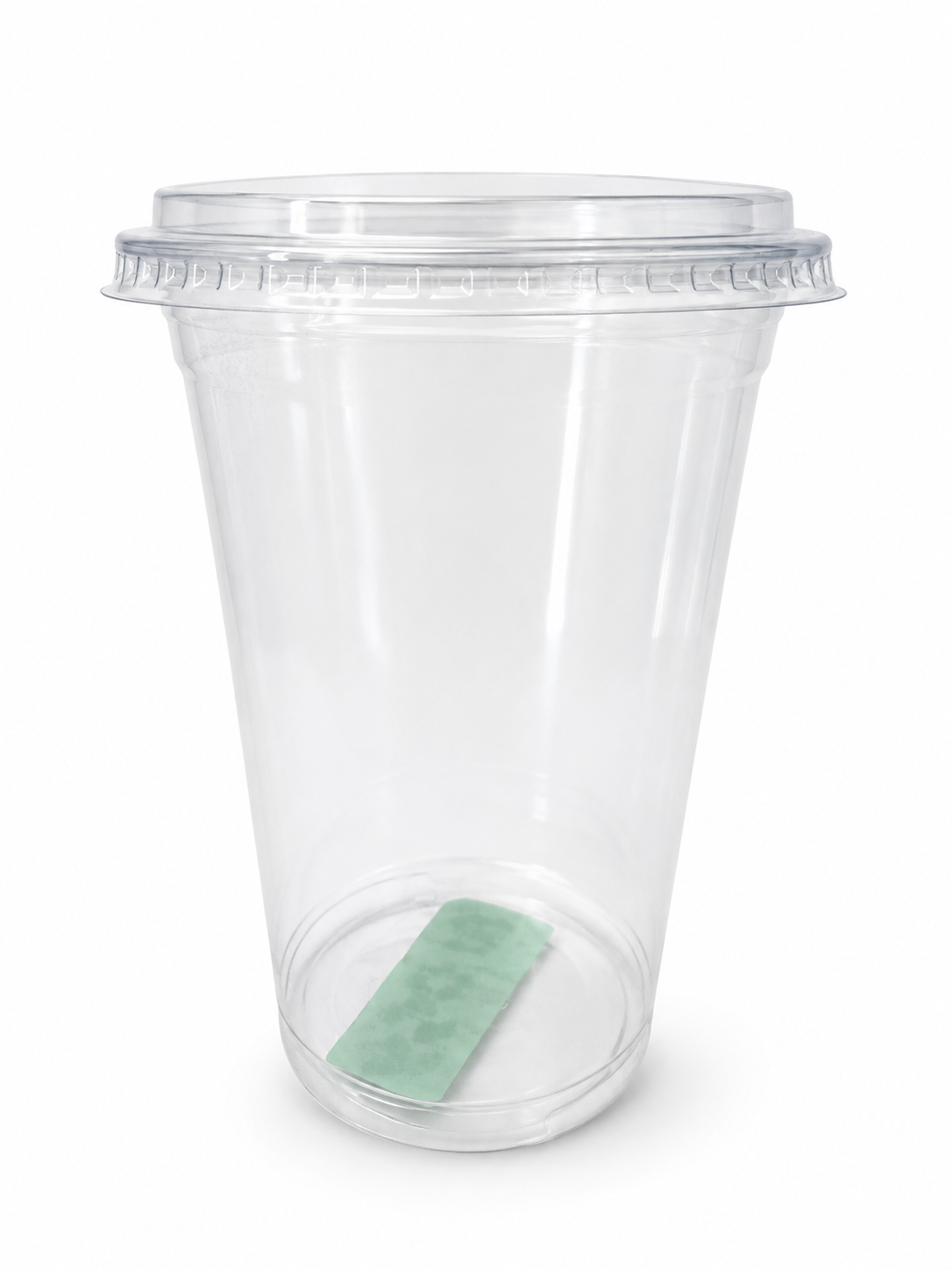 Verres à jus transparents avec couvercle – 50 pièces