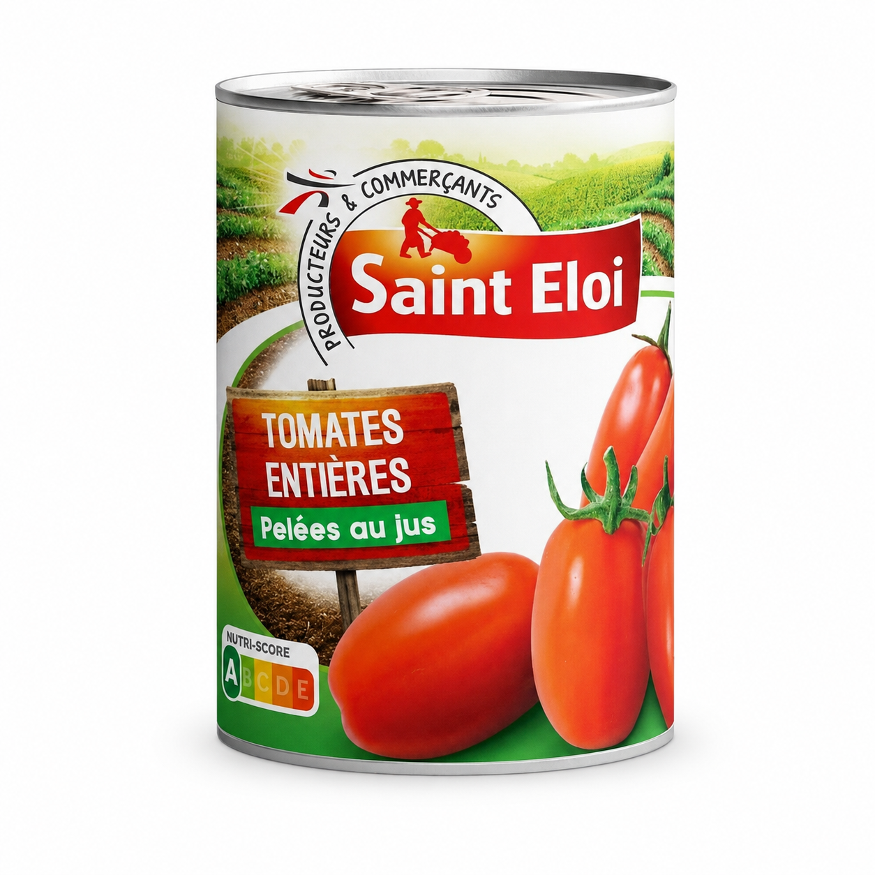 Tomates entières pelées au jus Saint Éloi