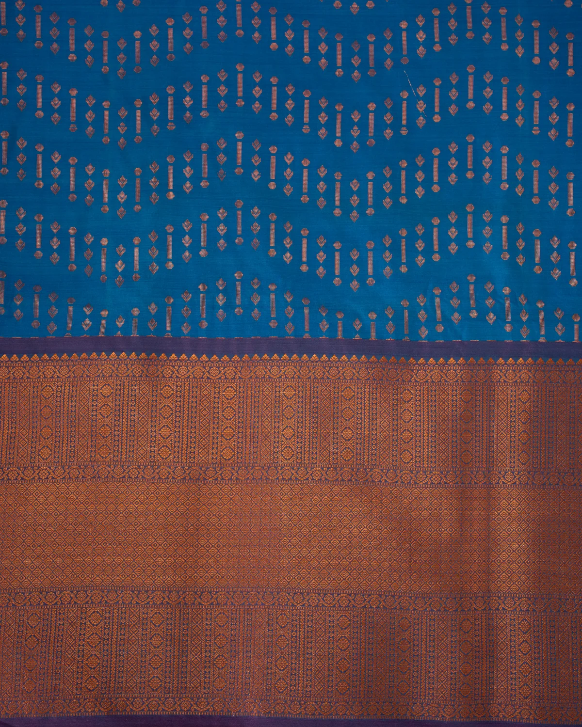 Tarang Ananda Kanchipuram Saree with Wavy Butta