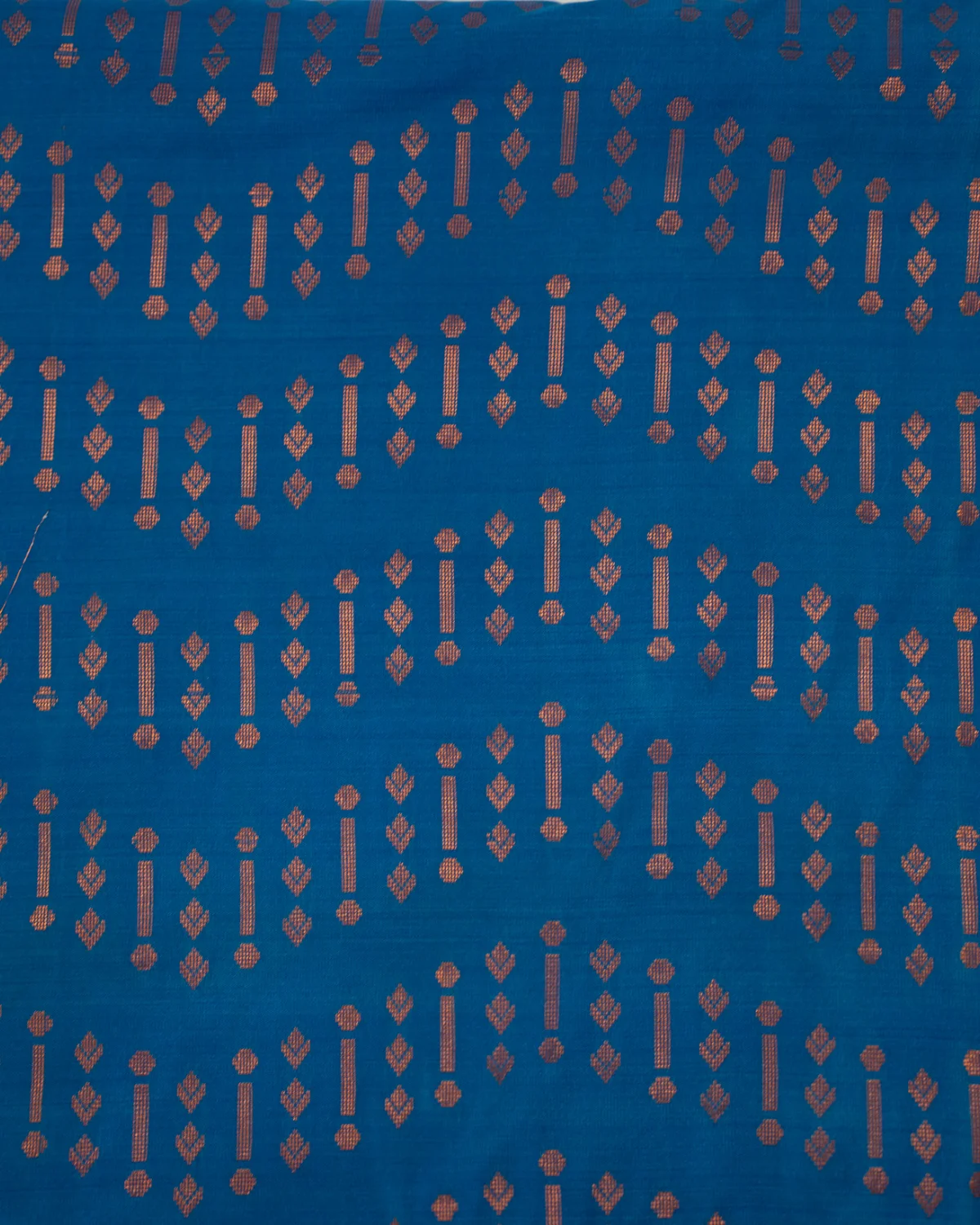 Tarang Ananda Kanchipuram Saree with Wavy Butta — Wavy butta rows across the body
