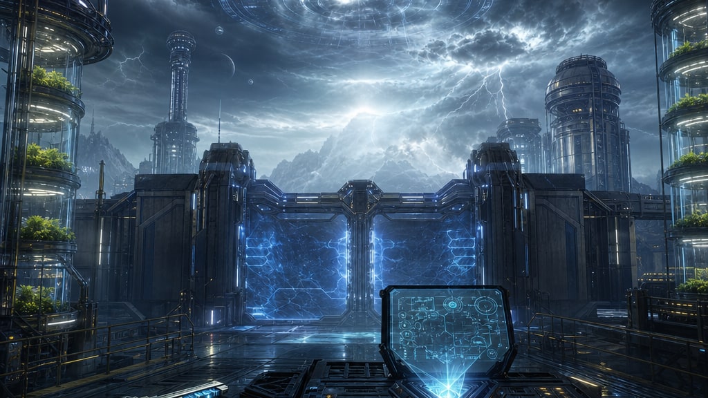 Cover art for the Maze AI scenario Divergence Protocol