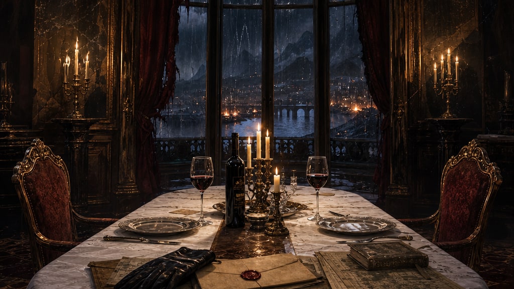 Cover art for the Maze AI scenario Enemy at the Table