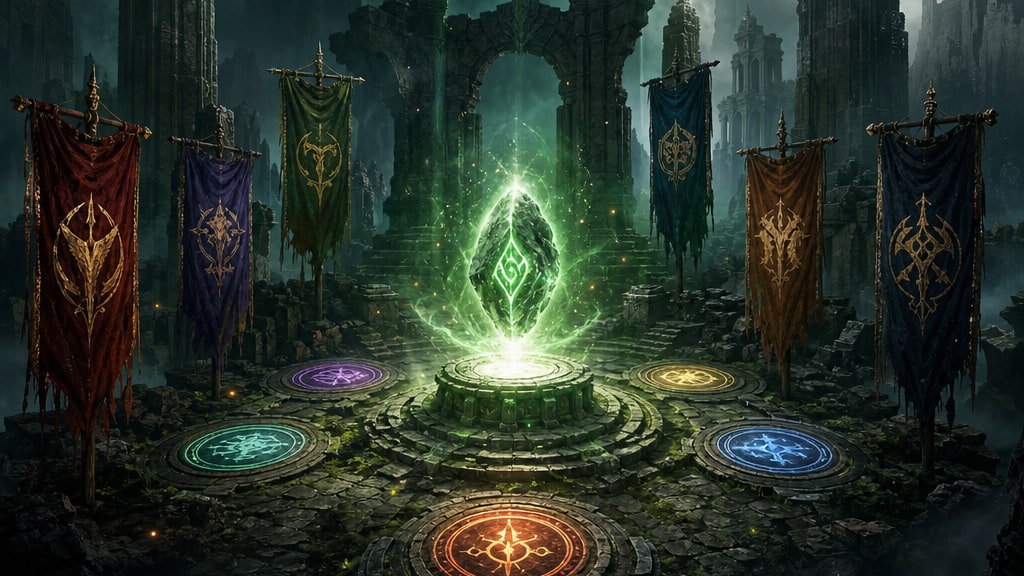 Cover art for the Maze AI scenario Rune's Rebirth