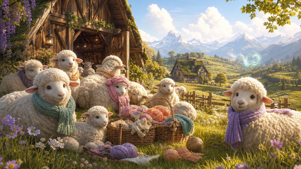 Cover art for the Maze AI scenario Woolly Wonder