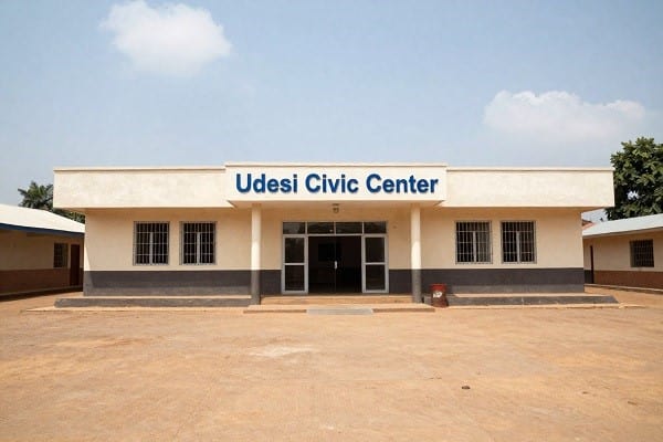 Construction of Civic Center at Udesi